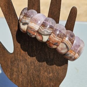 Mystic Joy Amethyst Mexicsn Agate Bracelet